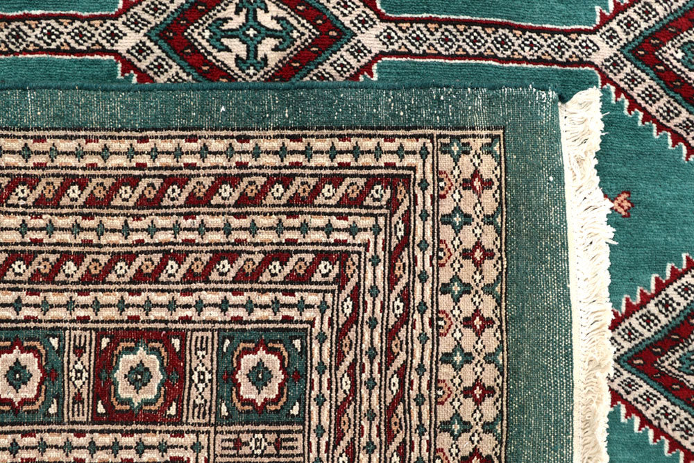 Teal Jaldar 8' 3 x 11' 5 - No. 59127 - ALRUG Rug Store