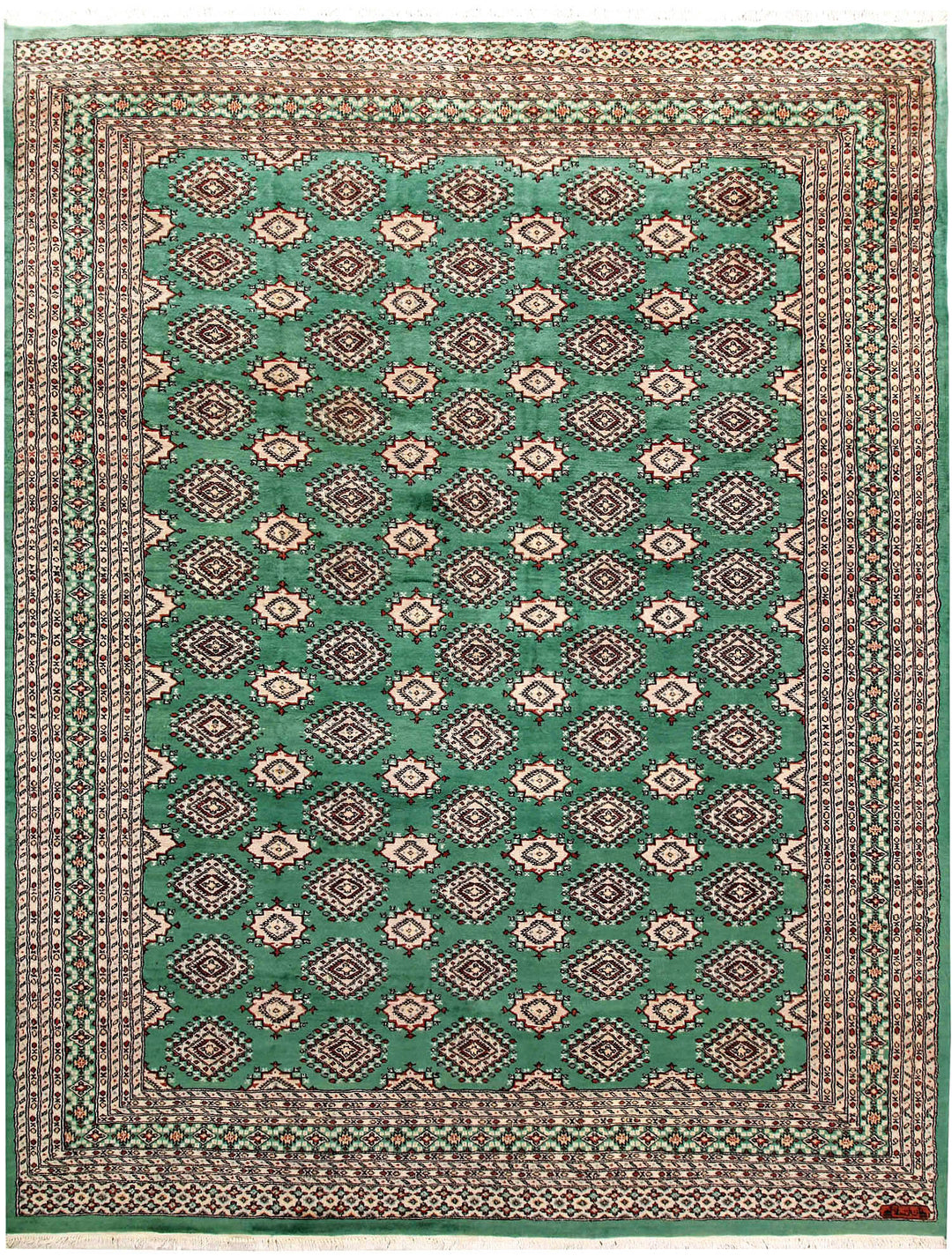 Sea Green Jaldar 8' 2 x 10' 8 - No. 59128 - ALRUG Rug Store