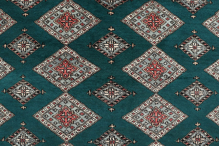 Teal Jaldar 8' 1 x 11' 4 - No. 59130 - ALRUG Rug Store