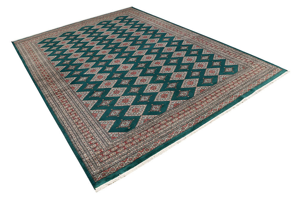 Teal Jaldar 8' 1 x 11' 4 - No. 59130 - ALRUG Rug Store