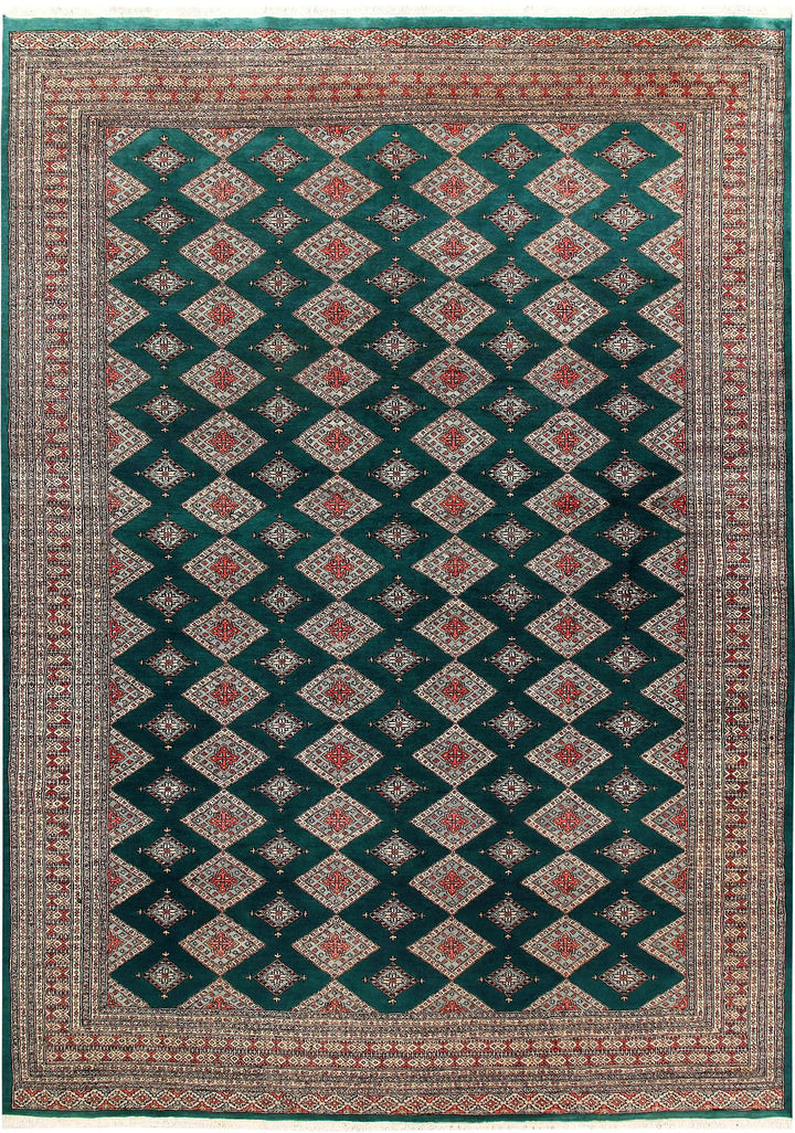 Teal Jaldar 8' 1 x 11' 4 - No. 59130 - ALRUG Rug Store