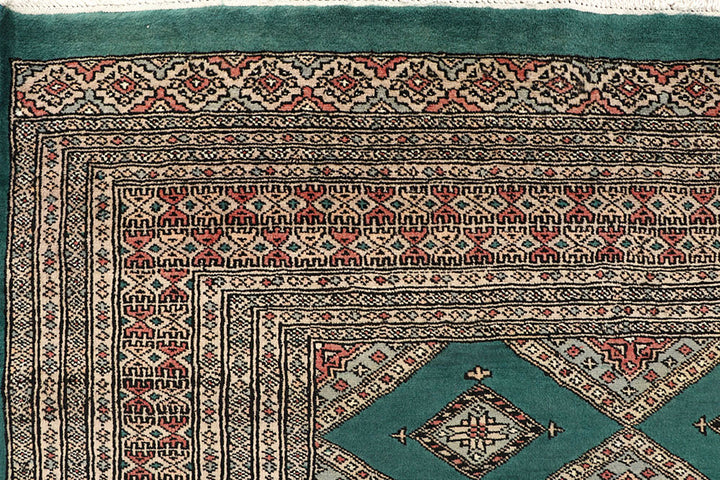 Sea Green Jaldar 8' 2 x 10' 10 - No. 59131 - ALRUG Rug Store