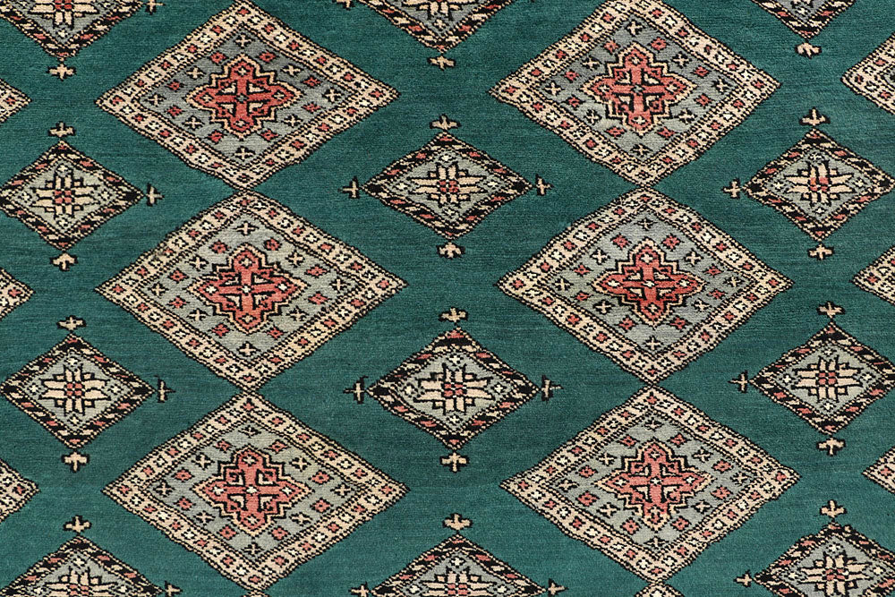 Sea Green Jaldar 8' 2 x 10' 10 - No. 59131 - ALRUG Rug Store