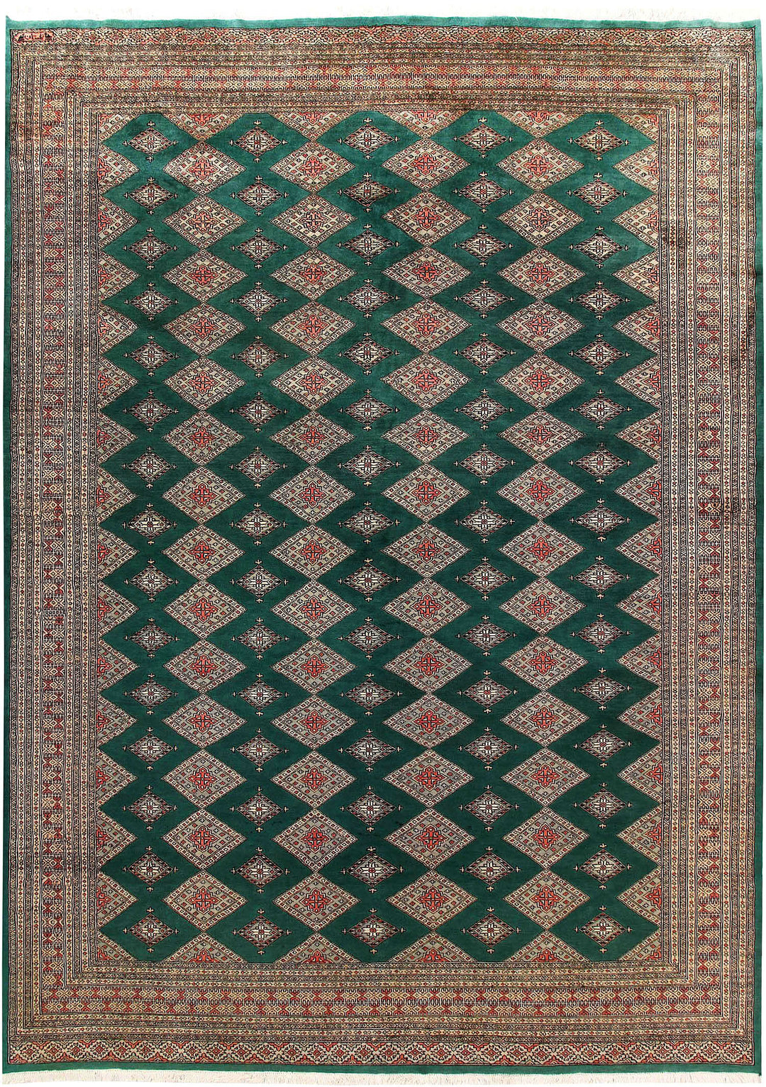 Sea Green Jaldar 8' x 11' 2 - No. 59132 - ALRUG Rug Store