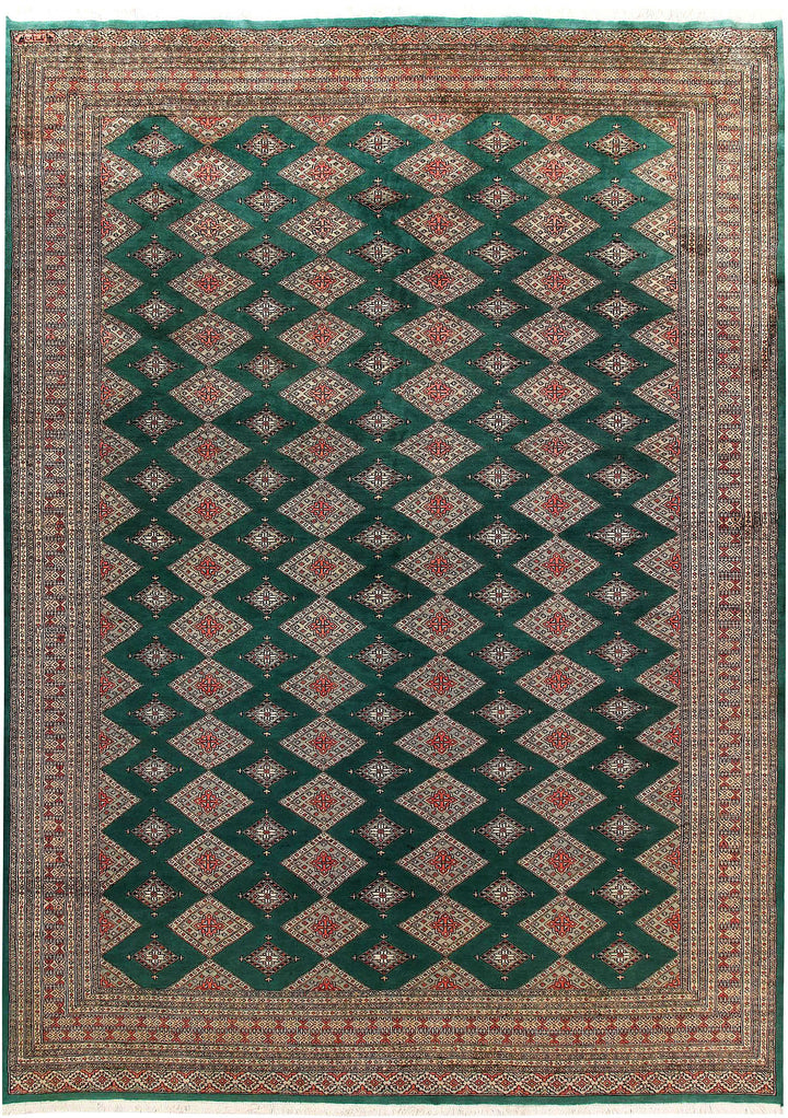 Sea Green Jaldar 8' x 11' 2 - No. 59132 - ALRUG Rug Store