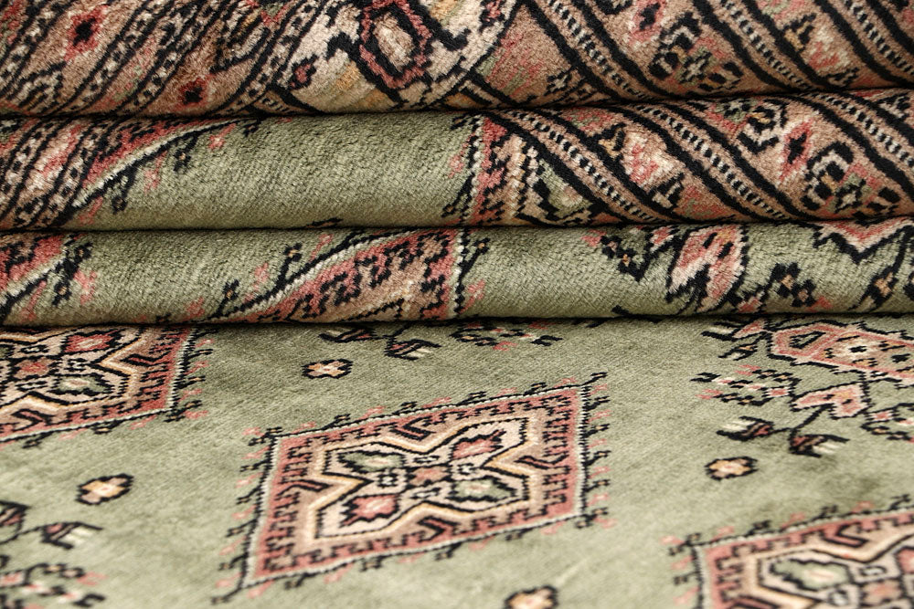 Dark Khaki Jaldar 8' 2 x 10' 10 - No. 59136 - ALRUG Rug Store