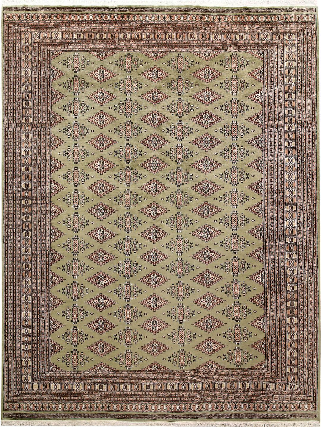 Dark Khaki Jaldar 8' 2 x 10' 10 - No. 59136 - ALRUG Rug Store