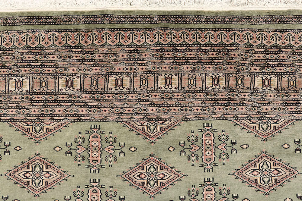 Dark Khaki Jaldar 8' 4 x 10' 11 - No. 59137 - ALRUG Rug Store