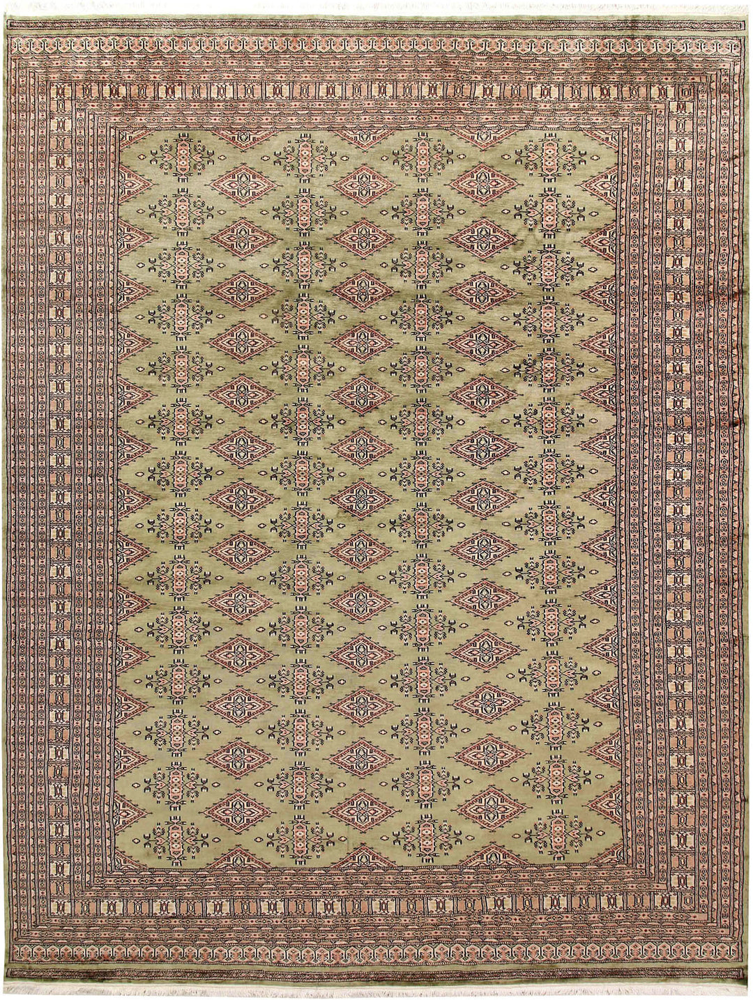 Dark Khaki Jaldar 8' 4 x 10' 11 - No. 59137 - ALRUG Rug Store