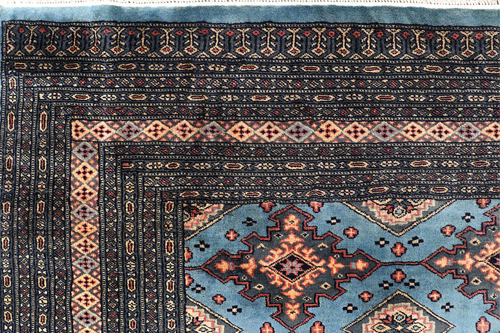 Steel Blue Jaldar 8' x 11' 1 - No. 59146 - ALRUG Rug Store
