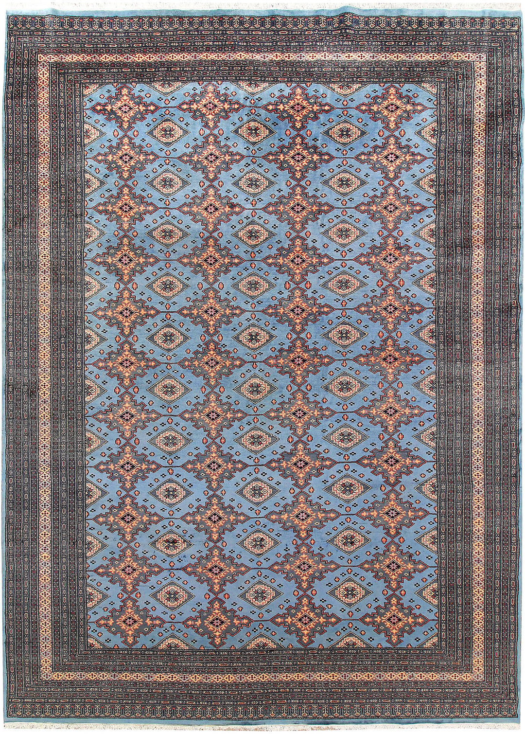 Steel Blue Jaldar 8' x 11' 1 - No. 59146 - ALRUG Rug Store