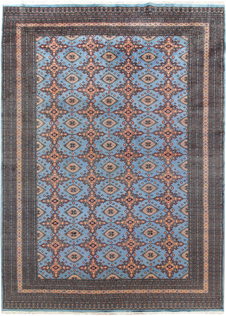 Steel Blue Jaldar 8' x 11' 1 - No. 59146 - ALRUG Rug Store