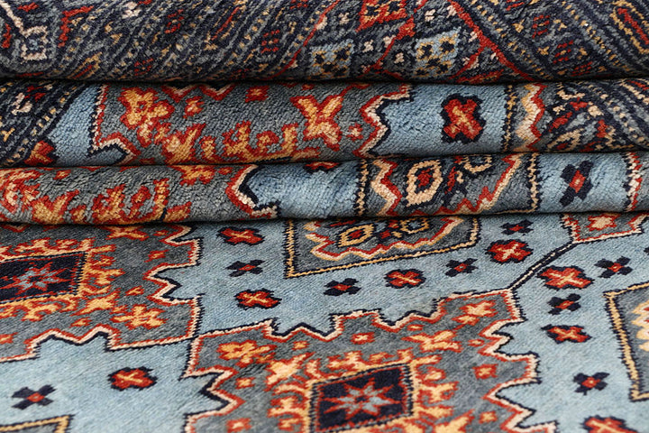 Light Steel Blue Jaldar 8' 2 x 10' 9 - No. 59147 - ALRUG Rug Store