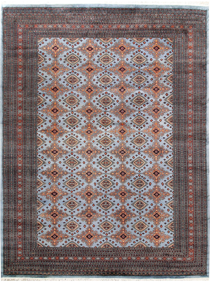 Light Steel Blue Jaldar 8' 2 x 10' 9 - No. 59147 - ALRUG Rug Store