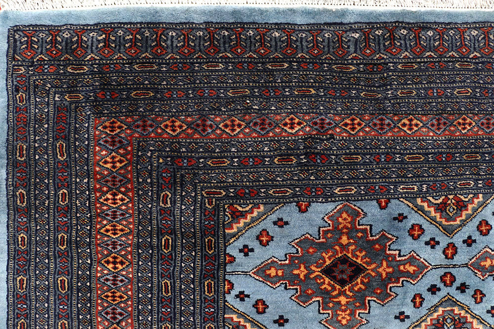 Light Steel Blue Jaldar 8' 1 x 11' 7 - No. 59148 - ALRUG Rug Store