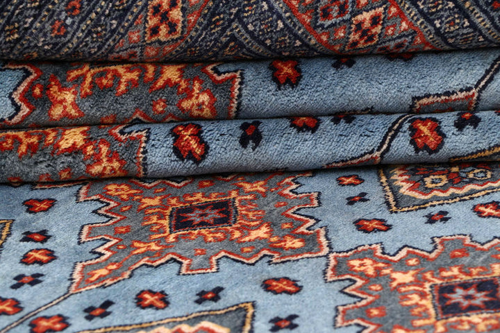 Light Steel Blue Jaldar 8' 1 x 11' 7 - No. 59148 - ALRUG Rug Store