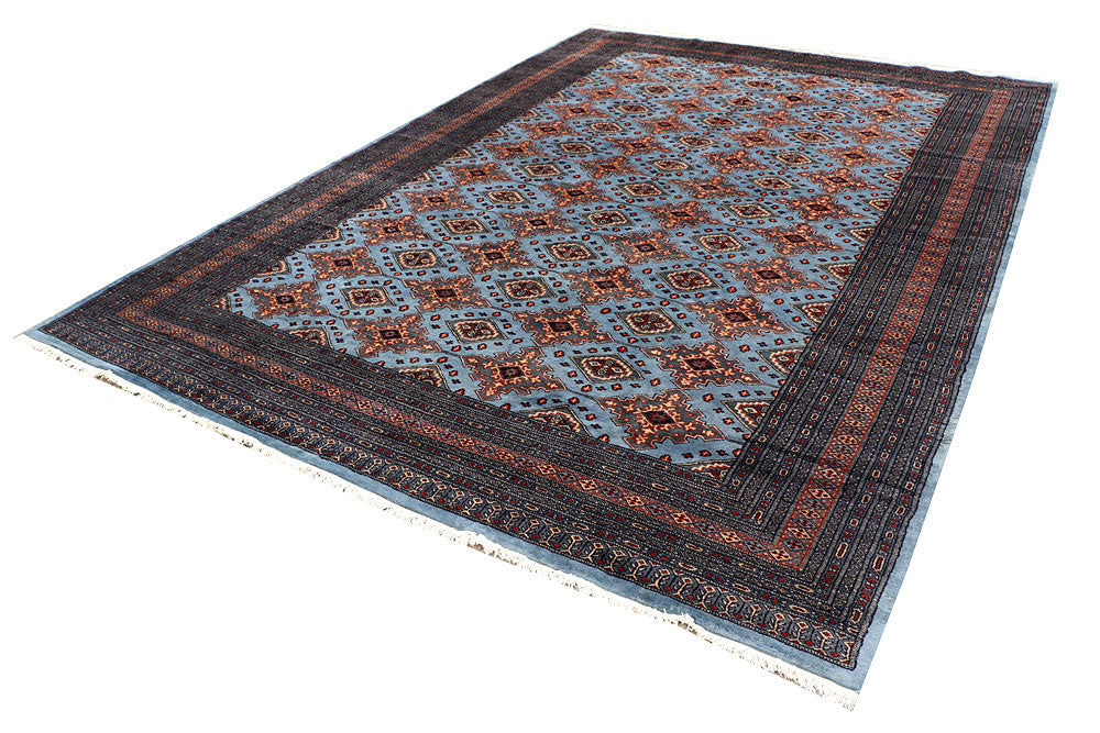 Light Steel Blue Jaldar 8' 1 x 11' 7 - No. 59148 - ALRUG Rug Store