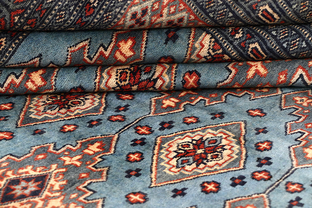 Light Steel Blue Jaldar 8' x 11' - No. 59151 - ALRUG Rug Store