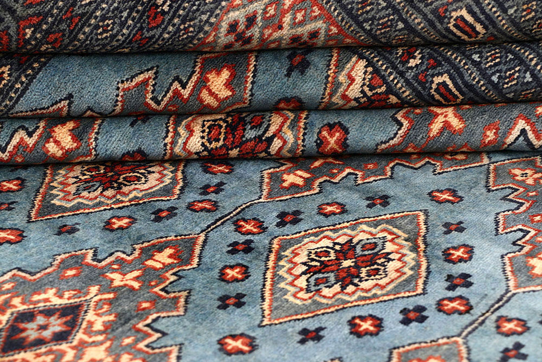 Light Steel Blue Jaldar 8'  x" 11' " - No. QA12094