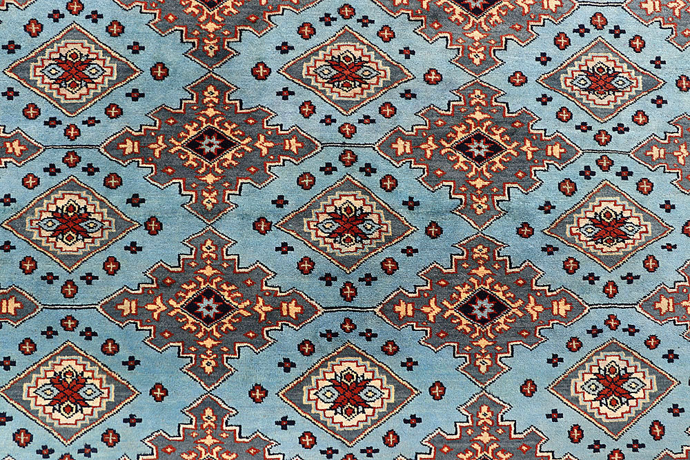 Light Steel Blue Jaldar 8' 1 x 10' 10 - No. 59152 - ALRUG Rug Store