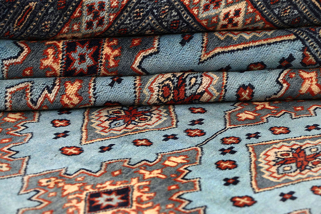 Light Steel Blue Jaldar 8'  1" x 10'  10" - No. QA16822