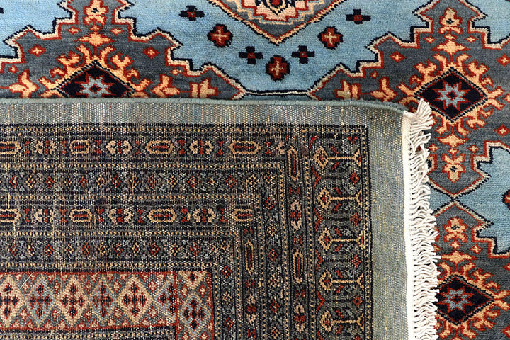 Light Steel Blue Jaldar 8' 1 x 10' 10 - No. 59152 - ALRUG Rug Store