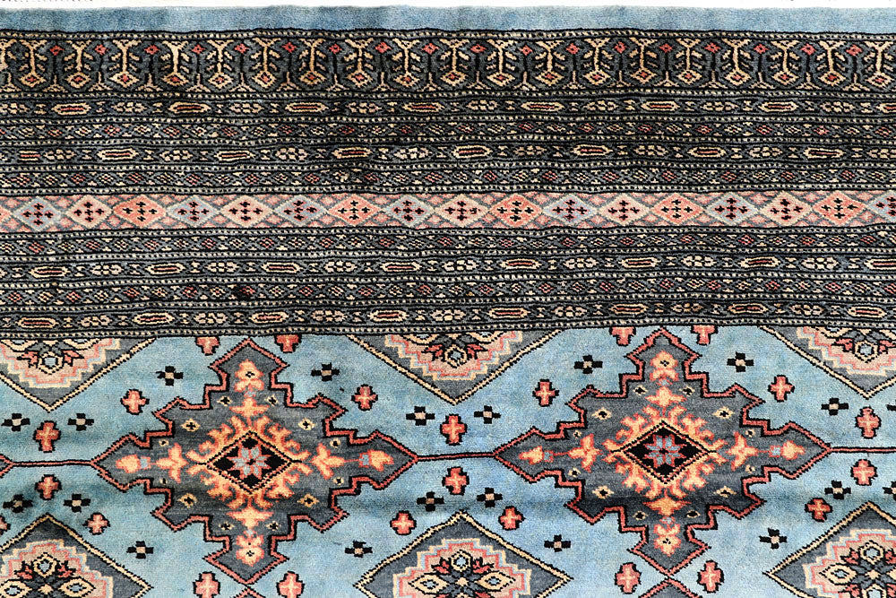 Light Steel Blue Jaldar 8' 1 x 11' 1 - No. 59153 - ALRUG Rug Store