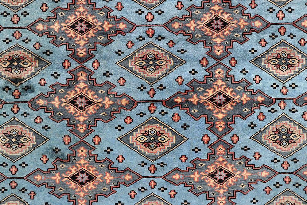 Light Steel Blue Jaldar 8' 1 x 11' 1 - No. 59153 - ALRUG Rug Store