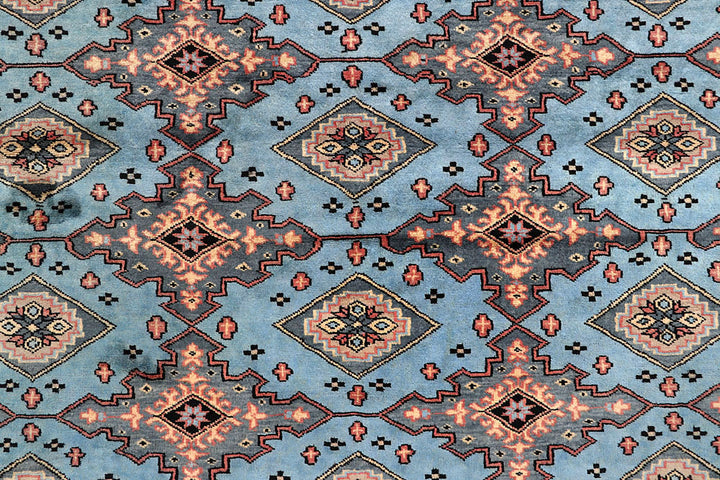 Light Steel Blue Jaldar 8' 1 x 11' 1 - No. 59153 - ALRUG Rug Store