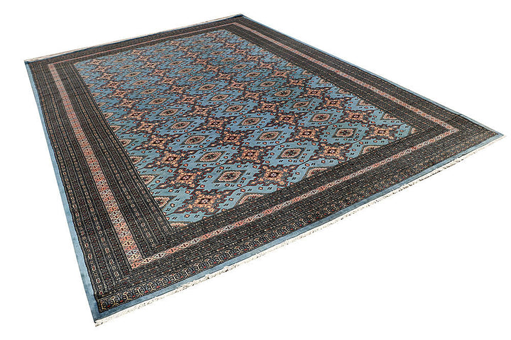 Light Steel Blue Jaldar 8' 1 x 11' 1 - No. 59153 - ALRUG Rug Store