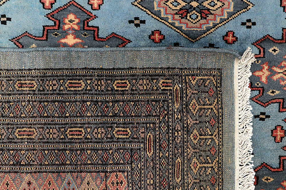 Light Steel Blue Jaldar 8' 1 x 11' 1 - No. 59153 - ALRUG Rug Store