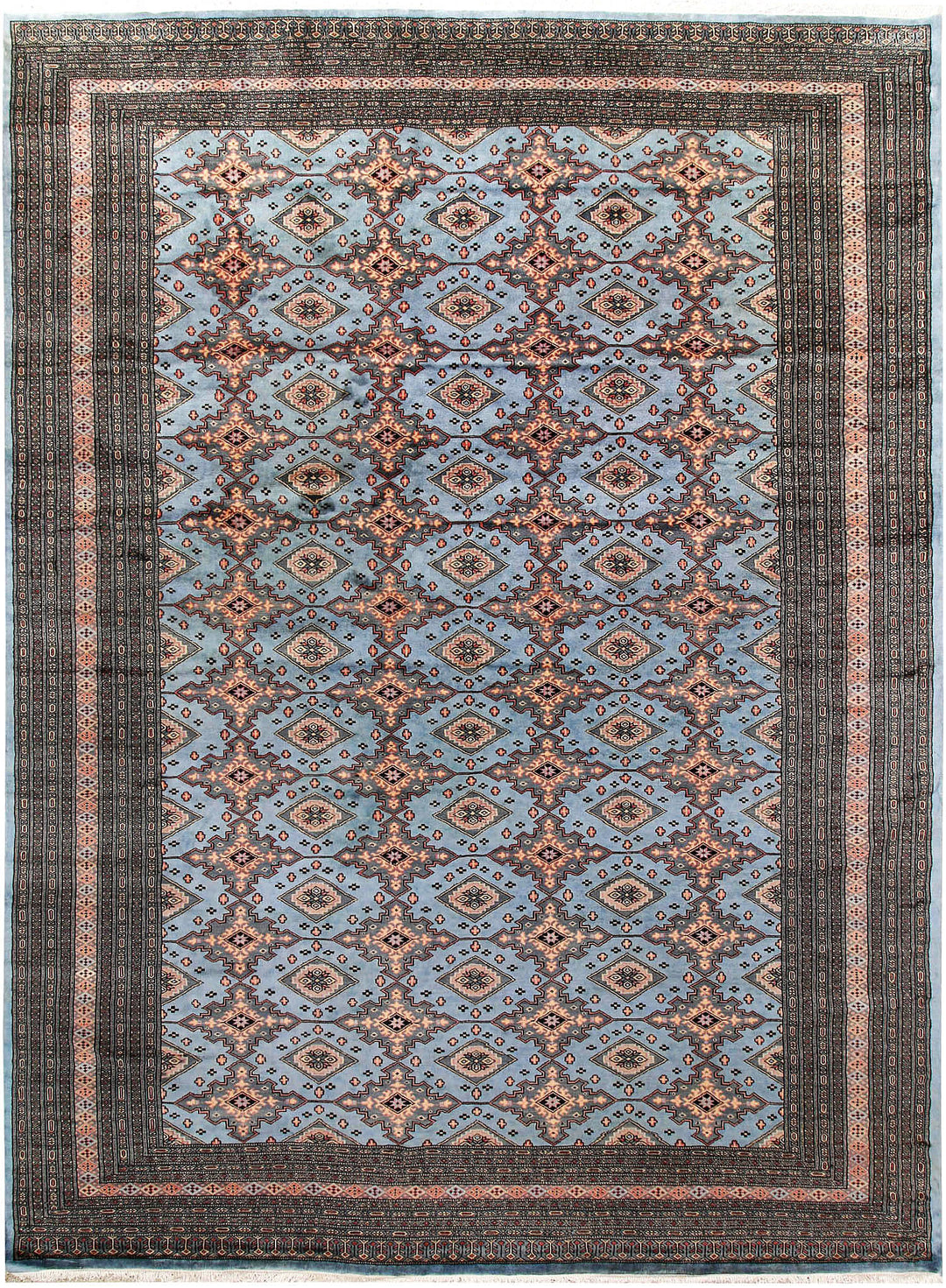 Light Steel Blue Jaldar 8' 1 x 11' 1 - No. 59153 - ALRUG Rug Store