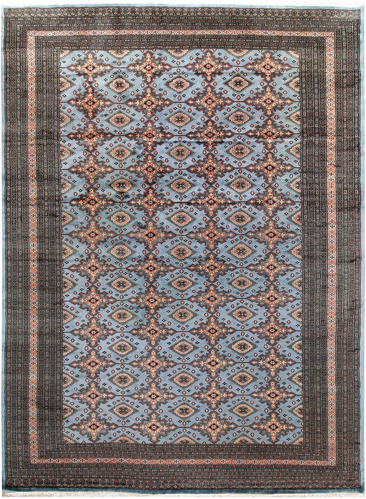 Light Steel Blue Jaldar 8' 1 x 11' 1 - No. 59153 - ALRUG Rug Store