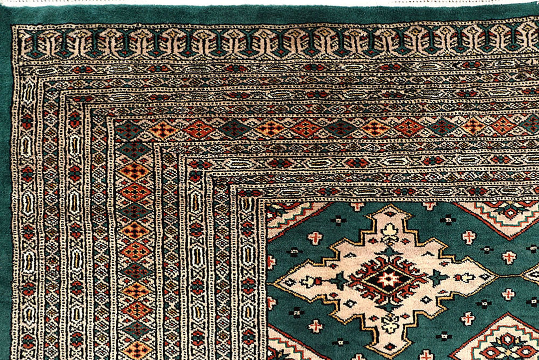 Teal Jaldar 8'  1" x 10'  11" - No. QA66927