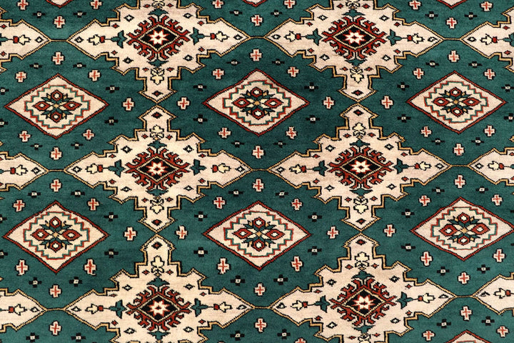 Teal Jaldar 8' 1 x 10' 11 - No. 59170 - ALRUG Rug Store