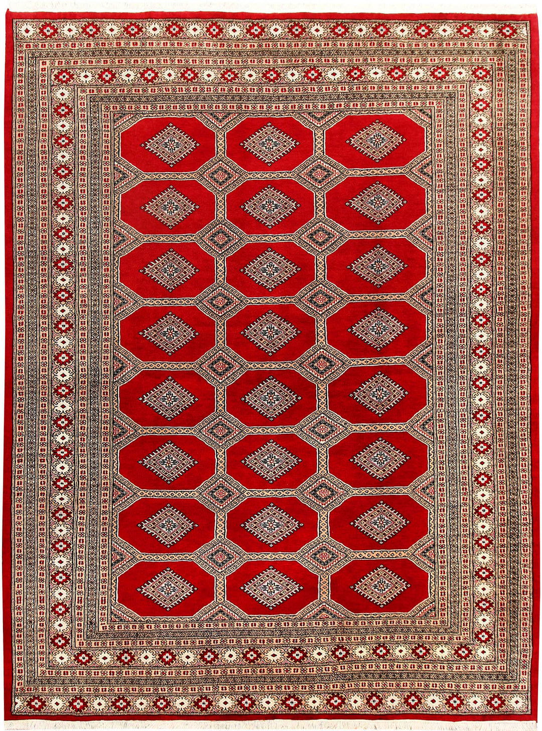 Firebrick Jaldar 7' 2 x 9' 5 - No. 59189 - ALRUG Rug Store
