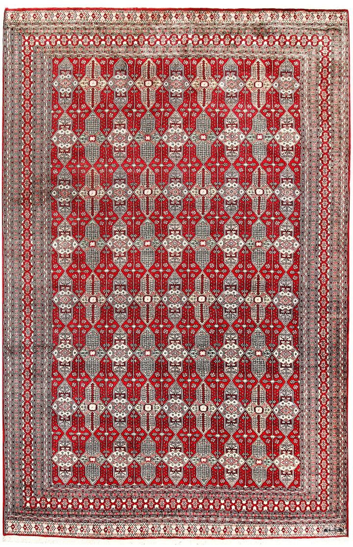 Firebrick Caucasian 6' 10 x 9' 10 - No. 59190 - ALRUG Rug Store