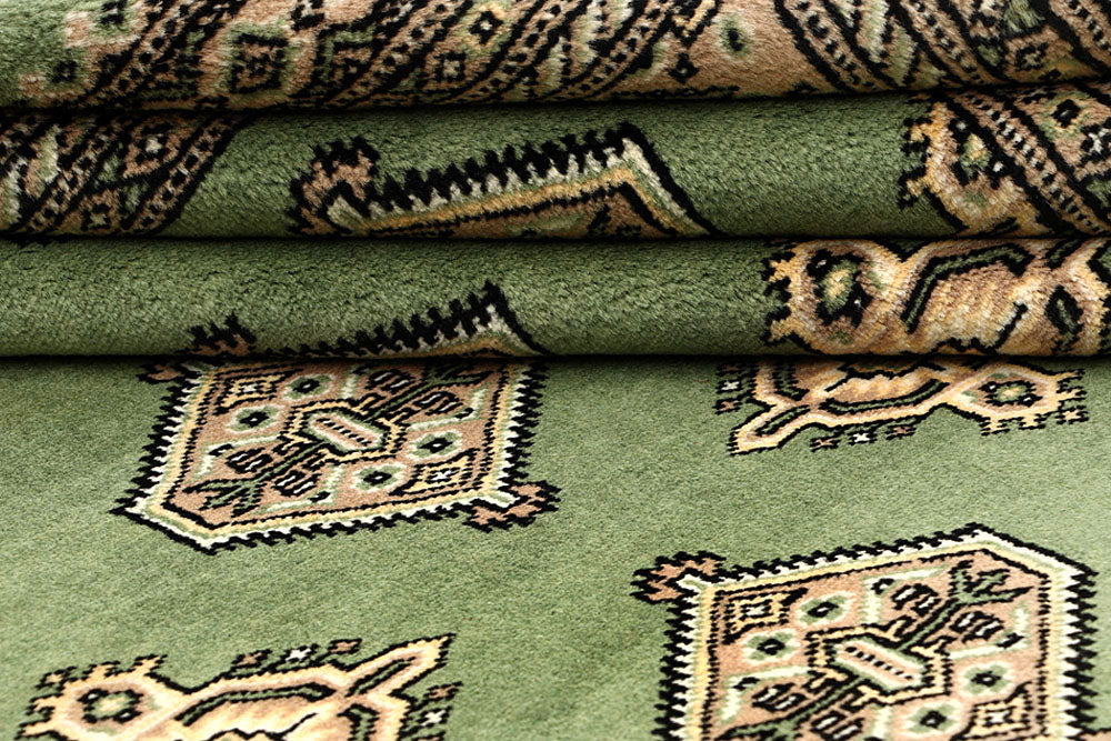 Olivedrab Jaldar 6' 10 x 10' 7 - No. 59193 - ALRUG Rug Store