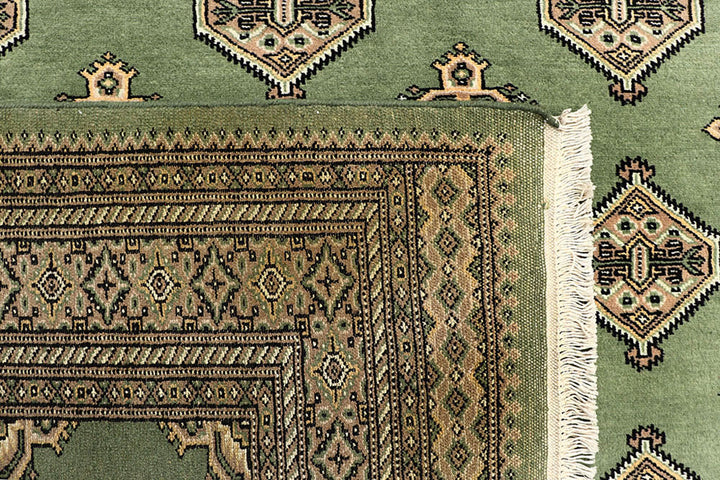 Olivedrab Jaldar 6' 10 x 10' 7 - No. 59193 - ALRUG Rug Store