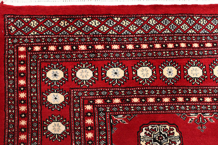 Red Bokhara 6' 11 x 10' 1 - No. 59200 - ALRUG Rug Store