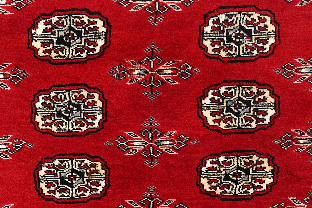 Red Bokhara 6' 11 x 10' 1 - No. 59200 - ALRUG Rug Store
