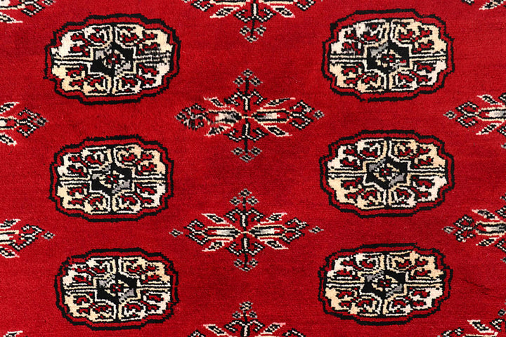 Red Bokhara 6' 11 x 10' 1 - No. 59200 - ALRUG Rug Store