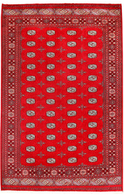 Red Bokhara 6' 9 x 10' 6 - No. 59201 - ALRUG Rug Store