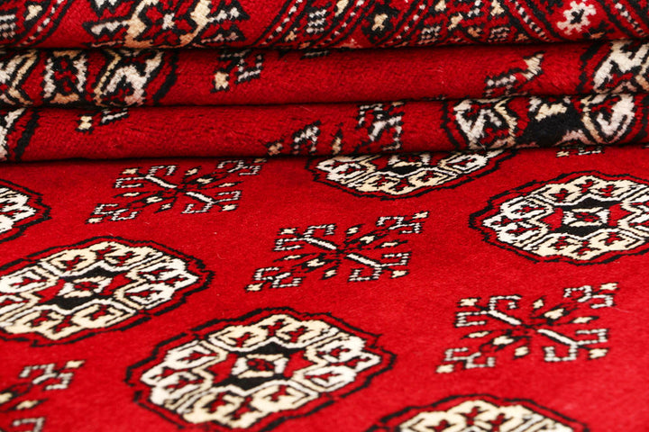 Red Bokhara 6' 7 x 10' 8 - No. 59206 - ALRUG Rug Store