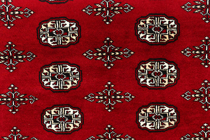Red Bokhara 6' 7 x 10' 1 - No. 59209 - ALRUG Rug Store
