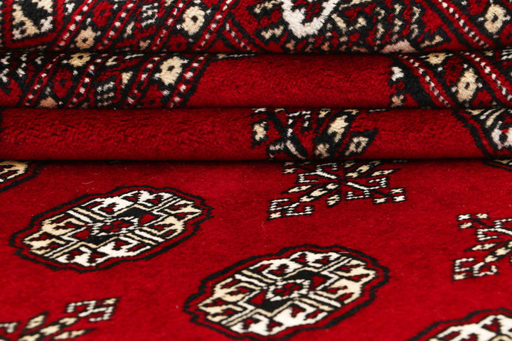 Red Bokhara 6' 7 x 10' 1 - No. 59209 - ALRUG Rug Store
