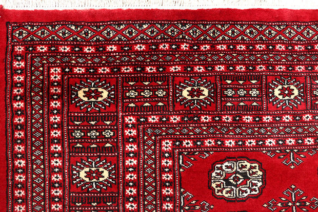 Red Bokhara 6' 6 x 10' 9 - No. 59214 - ALRUG Rug Store