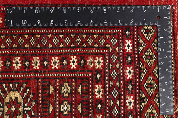 Red Bokhara 6' 6 x 10' 9 - No. 59214 - ALRUG Rug Store