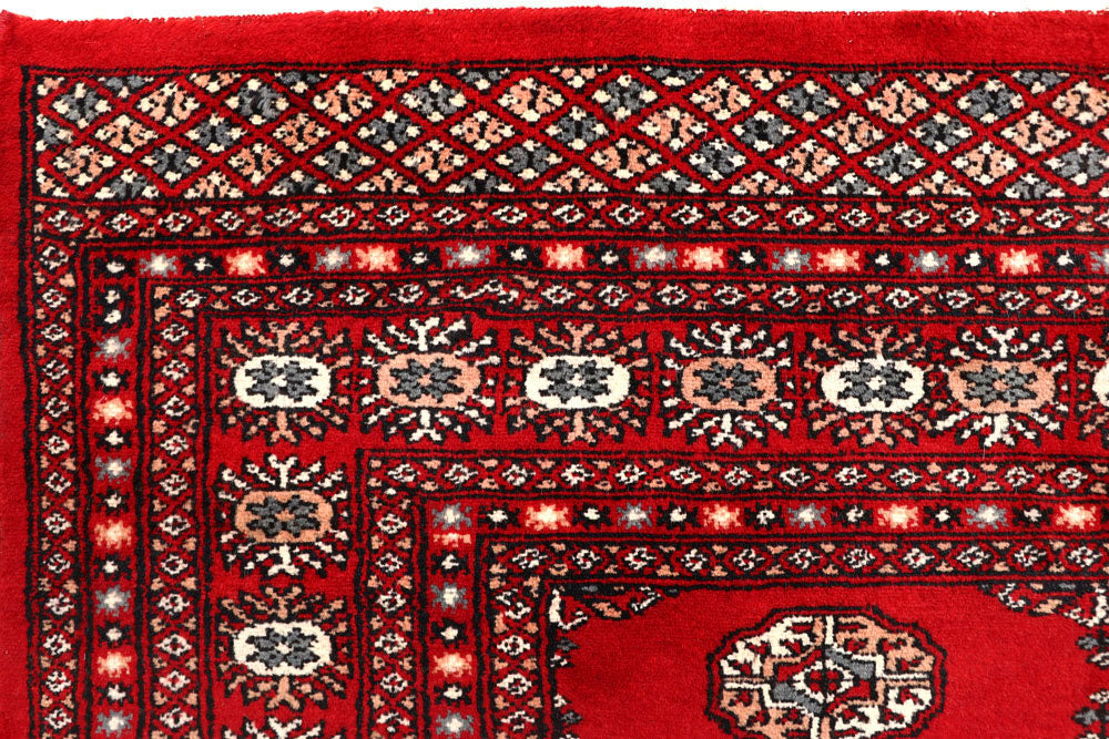 Red Bokhara 6' 7 x 9' 7 - No. 59232 - ALRUG Rug Store