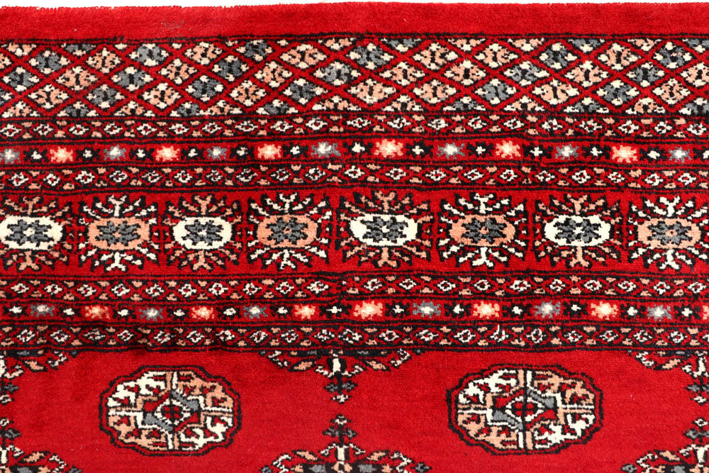 Red Bokhara 6' 7 x 9' 7 - No. 59232 - ALRUG Rug Store